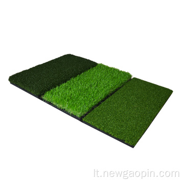 Vidinis sulankstomas žolės golfo kilimėlis su gumos pagrindu